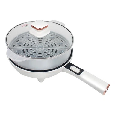 Lítil rafpönnu með gufuskipi